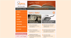 Desktop Screenshot of eureka-centar.hr